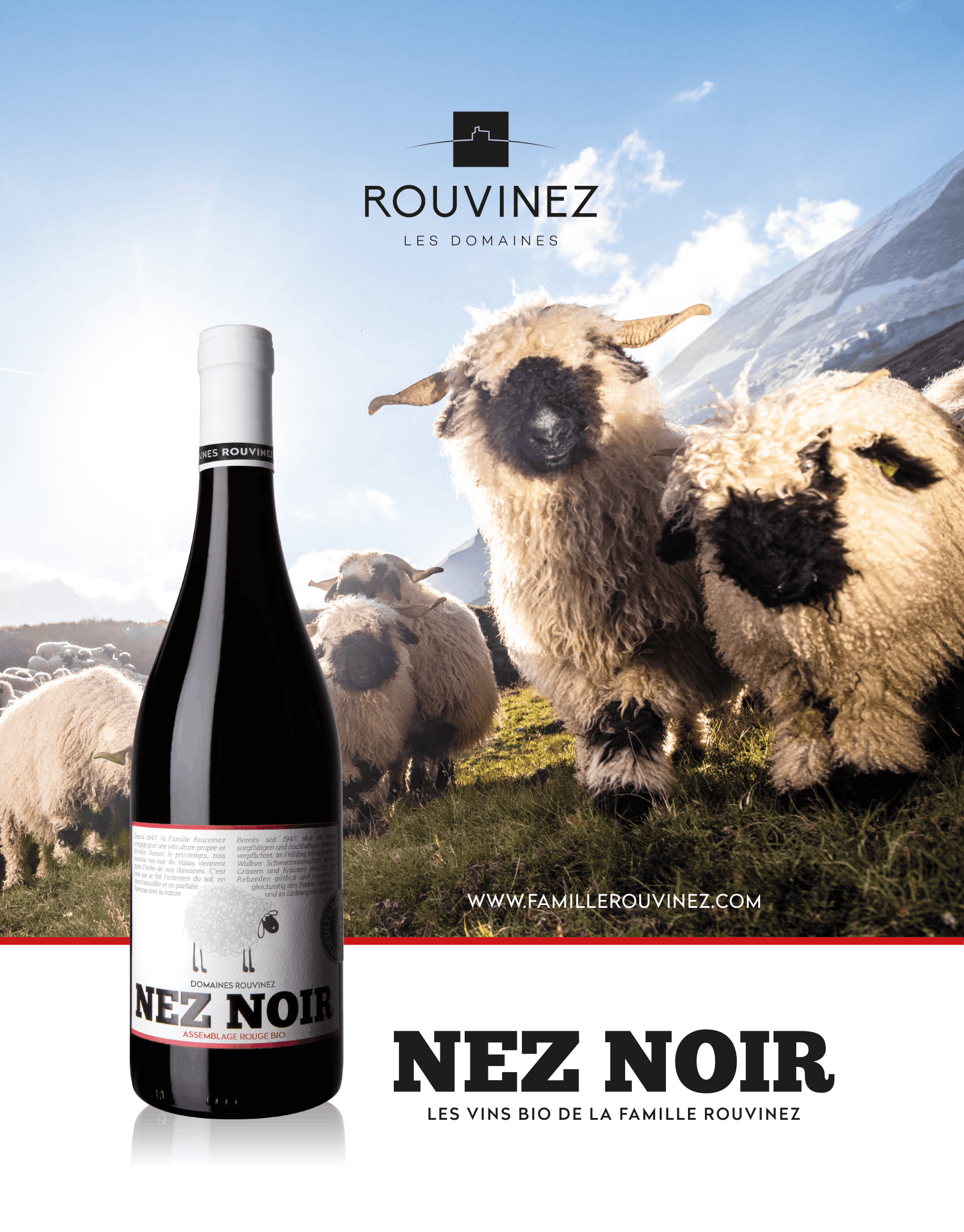 Rouvinez — Nez Noir, les vins bio de la Famille Rouvinez